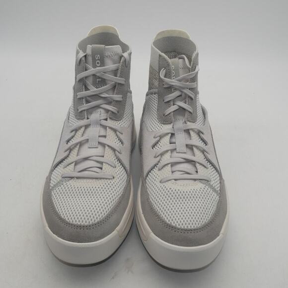 NEW Sorel Women's 7.5 ONA 503 Knit Mid Sneakers Boots Moonstone Gray - Picture 7 of 11